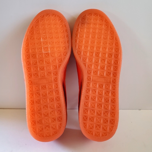 Puma Suede Triplex Mono Sneakers Shoe Red Women's Size 5.5 - Picture 6 of 10